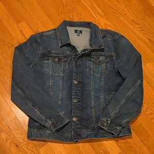 George Jean Jacket - dark wash size Large (42-44)